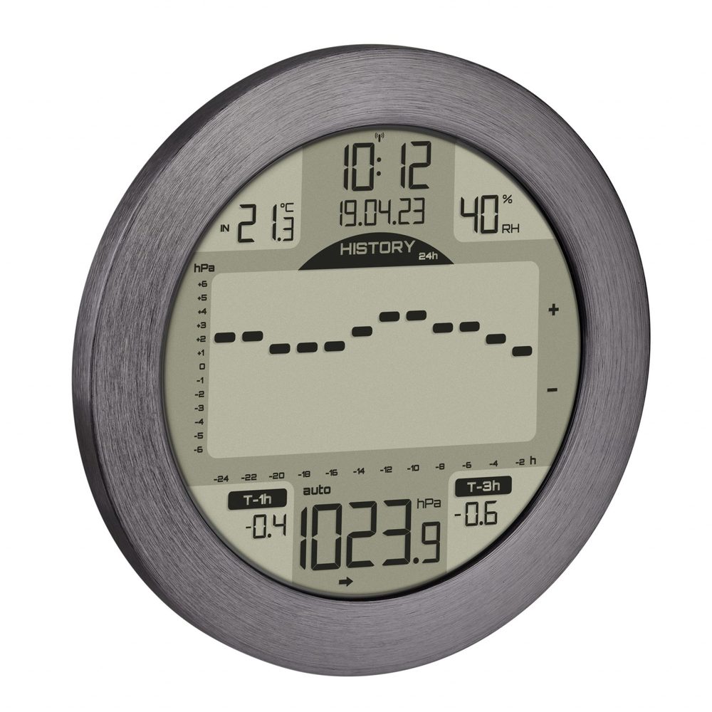 TFA 35.1124.10 - Digitální meteostanice METEOMAR - leštěný hliník