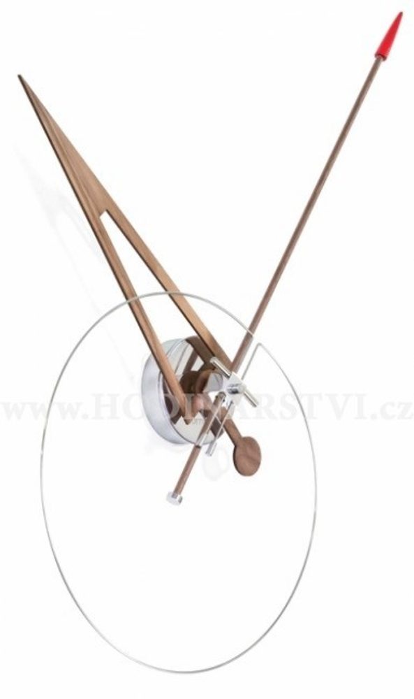 Hodiny Nomon Cris walnut 70cm